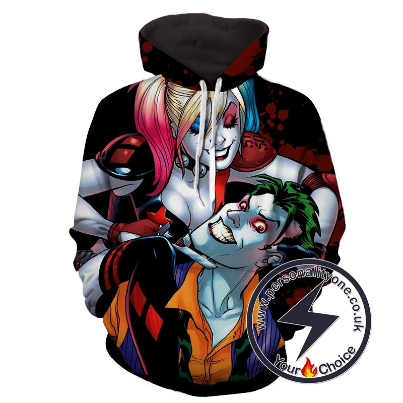 Harley Quinn - Harley Quinn 3D - Hoodies